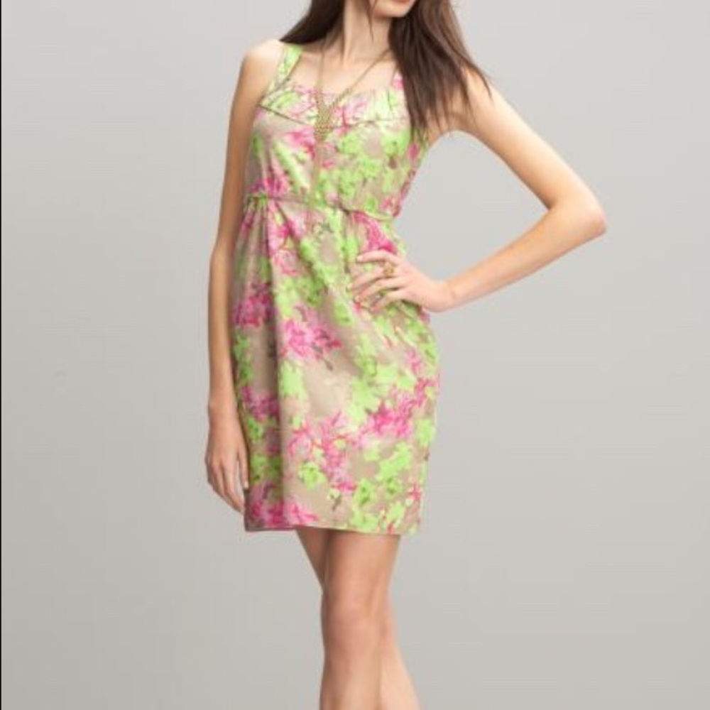 Banana Republic Silk Blend Floral Dress Size 6